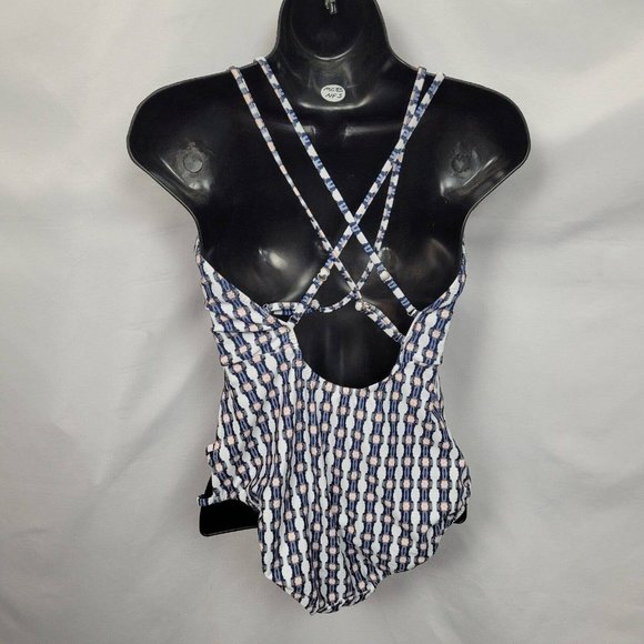 SALE 5/$25 Jessica Simpson Venice Beach Plunging Strappy One Piece Swimsuit NWT - Picture 12 of 14
